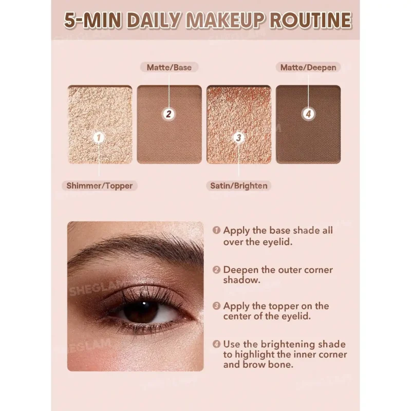 پالت سایه چشم شیگلم The Essentials Pocket - Image 3