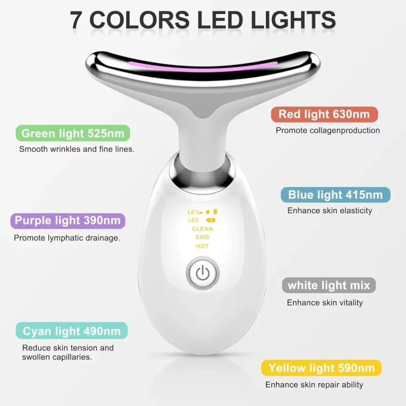 دستگاه لیفت و جوانسازی گردن و صورت LED مدل ES-1081 - Image 2