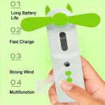 پنکه و اسپری آب شارژی مدل WIND & WATER - Image 4