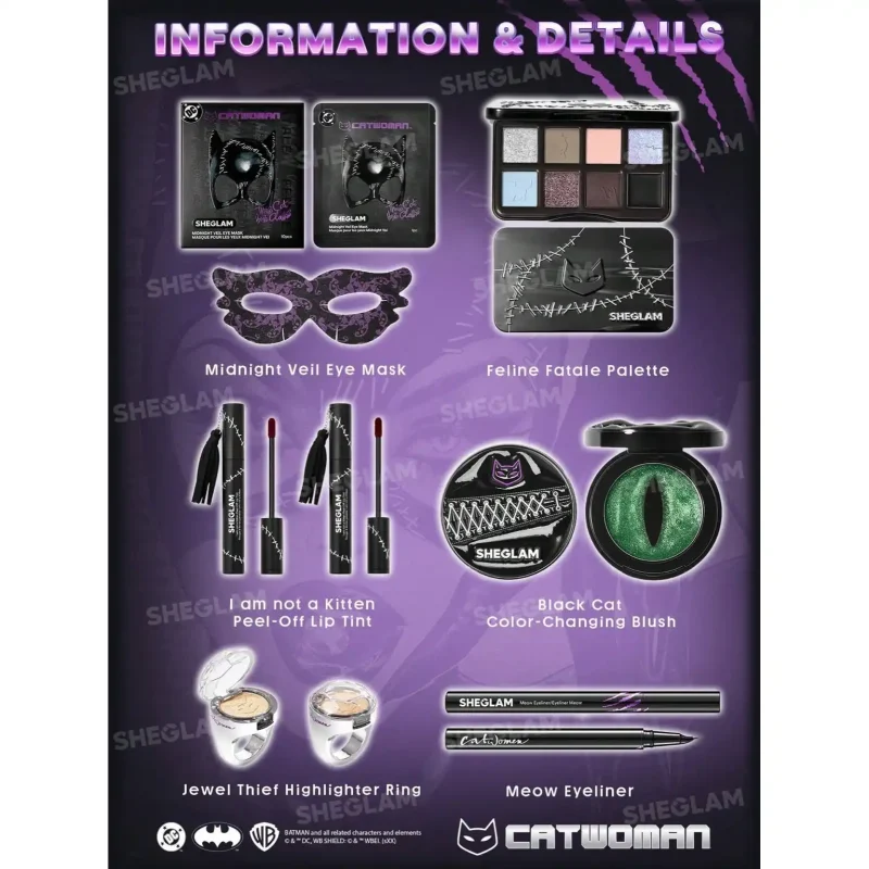 پک آرایشی شیگلم مدل Catwoman Collection - Image 11