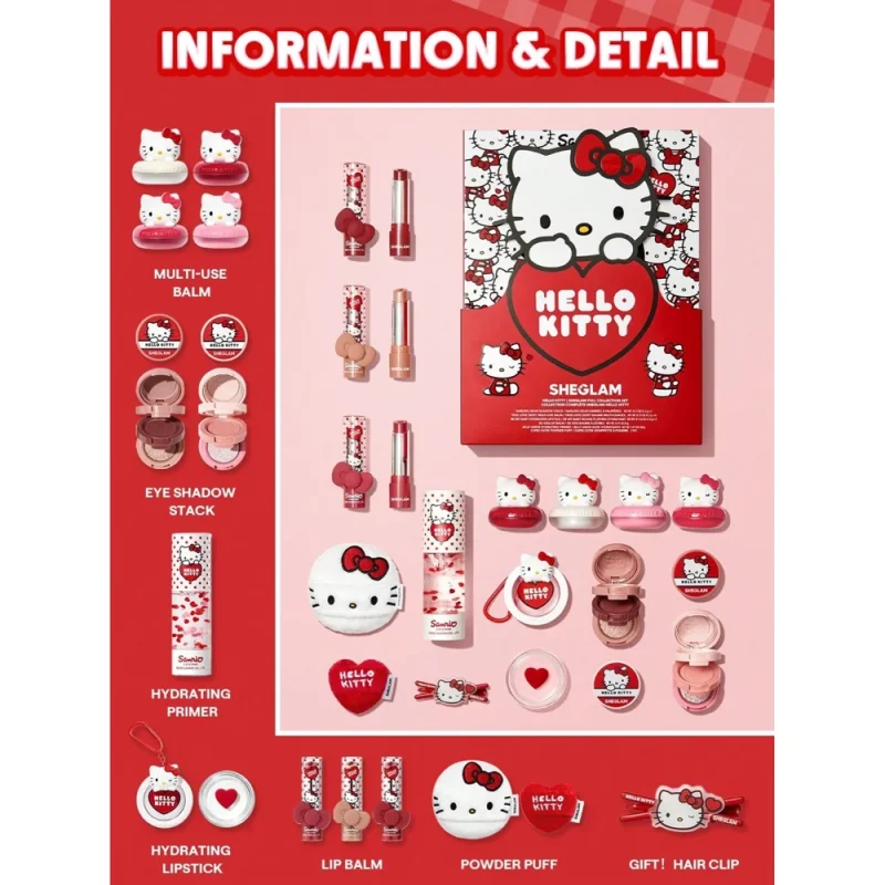 پک آرایشی شیگلم کالکشن Hello Kitty Full Collection - Image 2