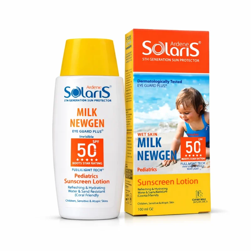 لوسیون ضدآفتاب کودکان آردن سولاریس Milk Newgen - Image 1