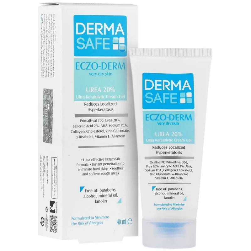 IMG_1516 کرم ژل لایه بردار و نرم کننده قوی درماسیف ECZO-DERM - Image 1