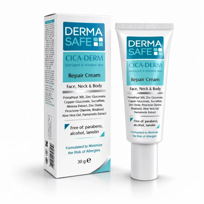 کرم ترمیم‌کننده درماسیف مدل CICA-DERM حجم 30گرم - Image 1
