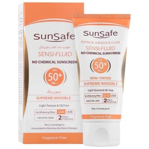ضد آفتاب فیزیکی سان‌سیف Sensi-Fluid وزن 50گرم