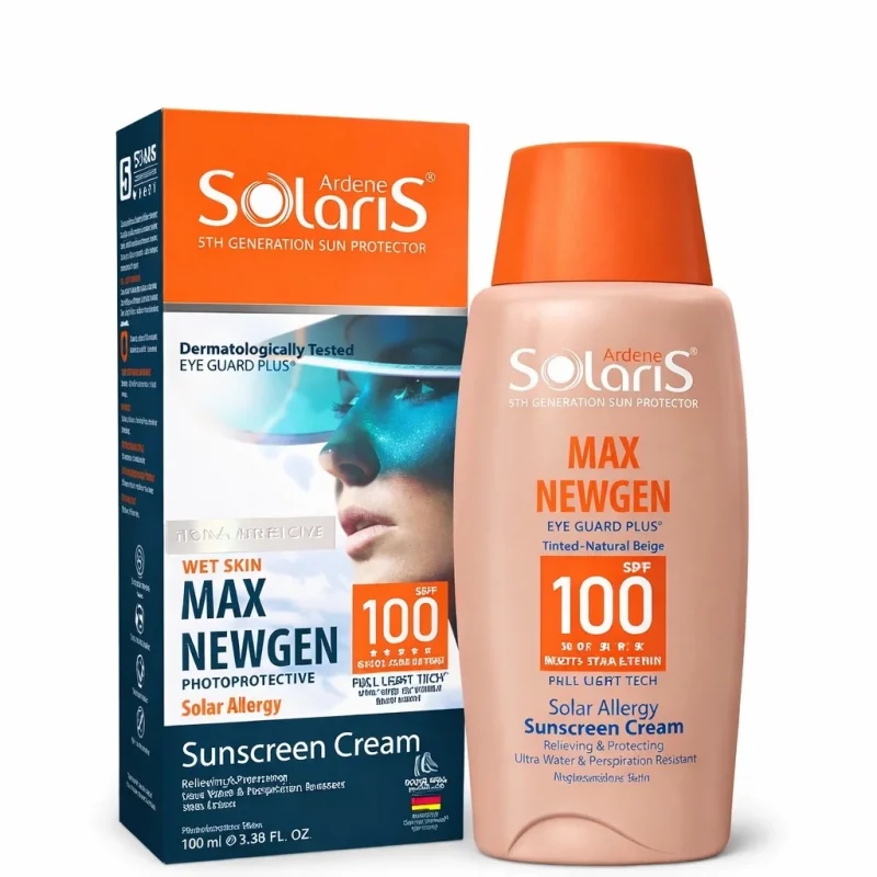 ضدآفتاب پوست‌حساس آردن سولاریس MAX NEWGEN حجم 100میل - Image 1