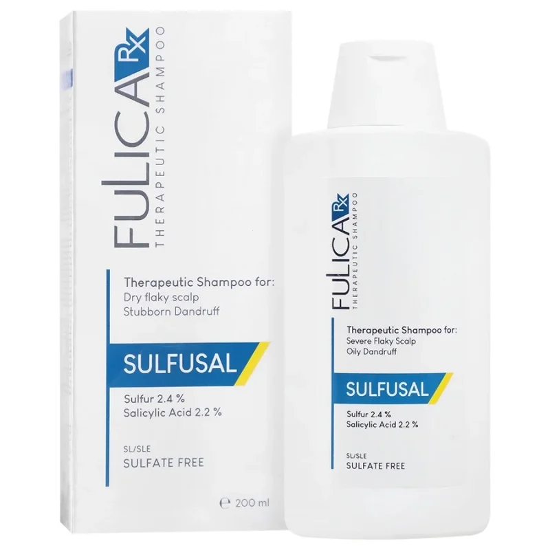 شامپو شوره‌مقاوم فولیکا مدل SULFUSAL حجم 200میل - Image 1
