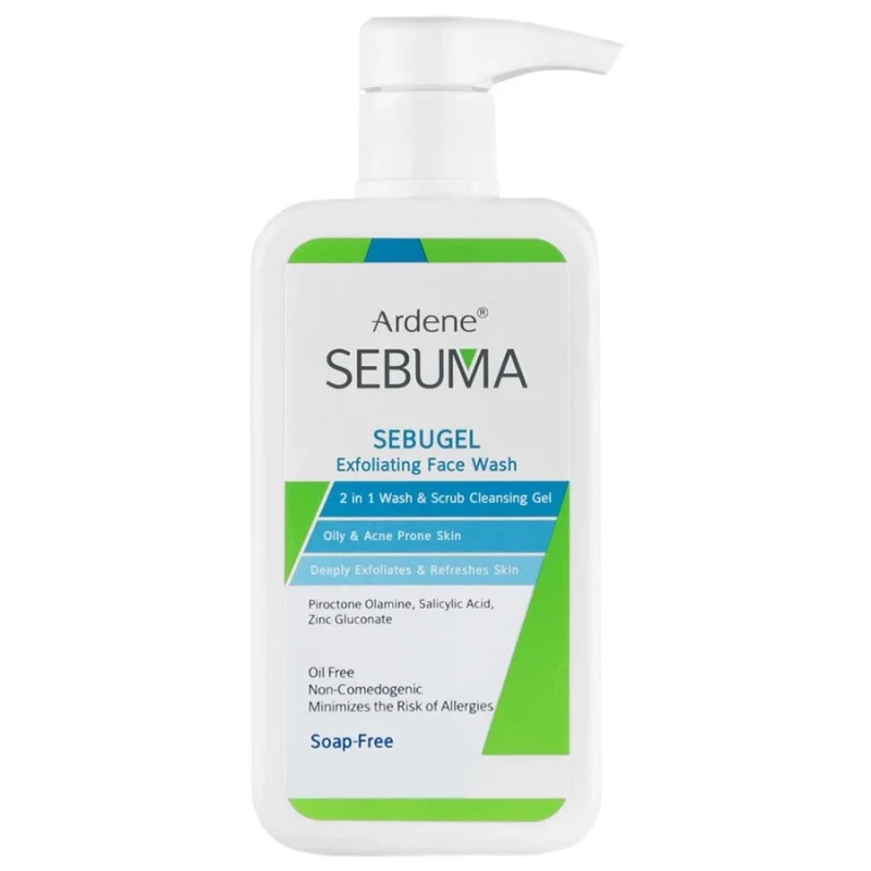 شوینده لایه‌بردار آردن سبوما Sebugel Exfoliating - Image 1