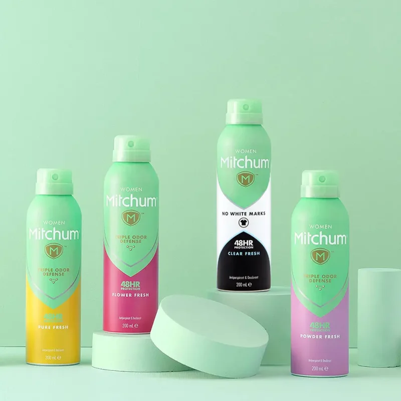 اسپری ضدتعريق زنانه ميچام مدل powder fresh حجم 200 ميل - Image 2