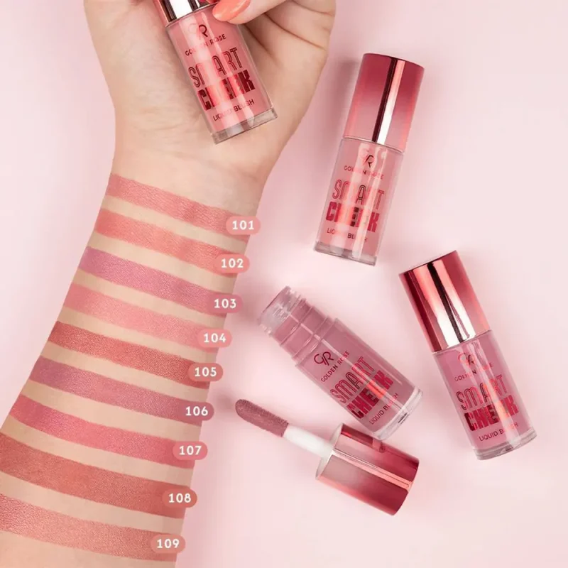 رژگونه مایع گلدن رز مدل Smart Cheek - Image 3