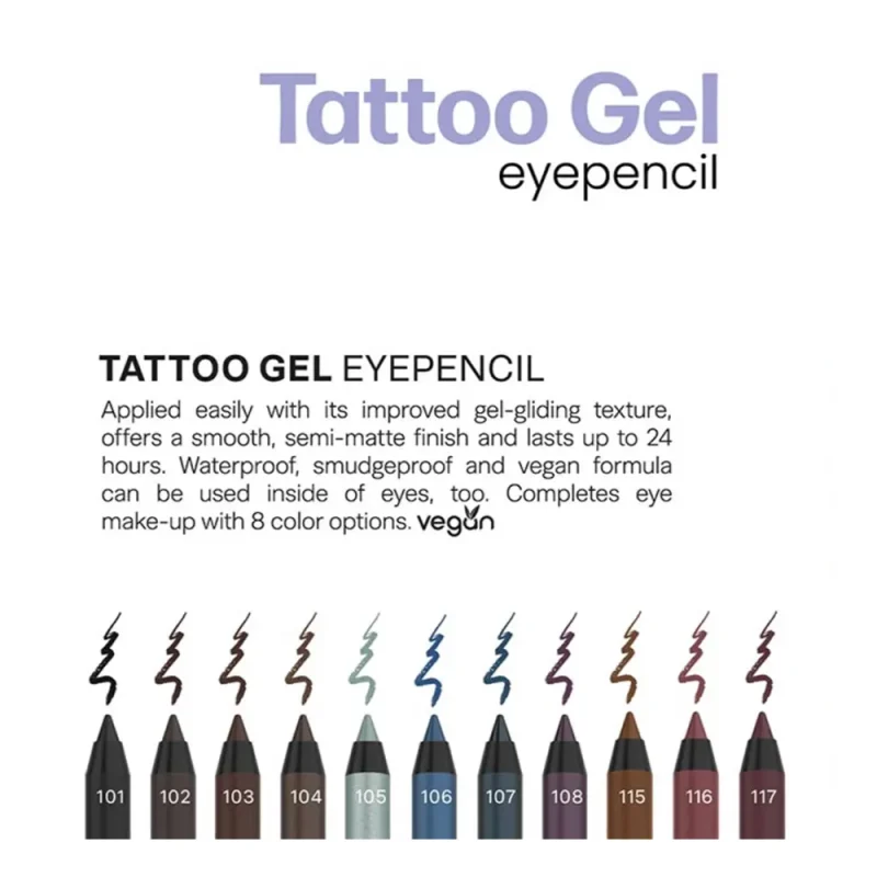 مداد چشم گلدن رز Tattoo Gel - Image 6