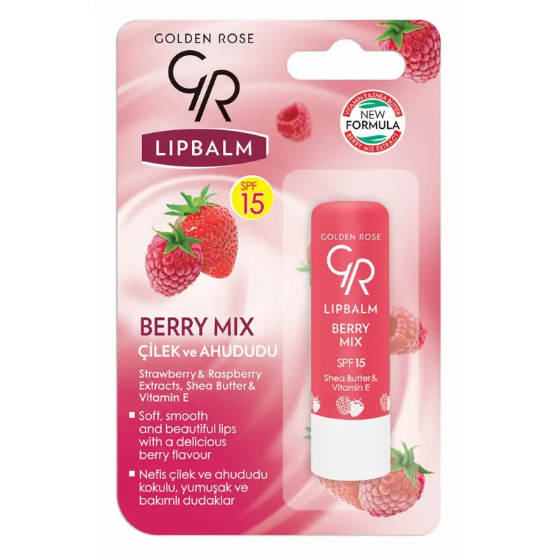 بالم لب گلدن رز SPF15 _ Berry Mix - Image 2