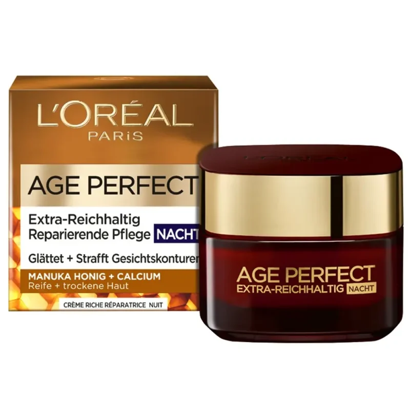 کرم ضد چروک شب لورآل Age Perfect حجم ۵۰ میل - Image 3