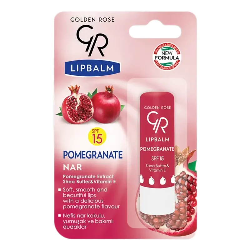 بالم لب گلدن رز SPF15 _ Pomegranate - Image 3