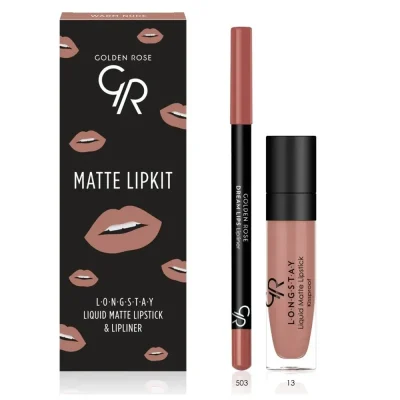 کیت لب گلدن رز مدل Warm Nude