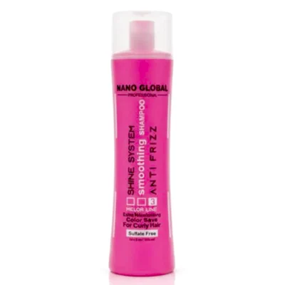 شامپو نانو گلوبال مدل Anti Frizz حجم ۱۰۰۰ میل