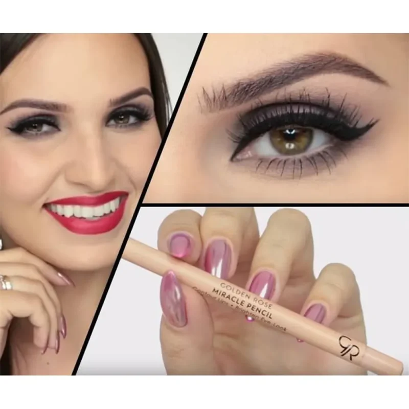 مداد دوکاره چشم و لب گلدن رز مدل Miracle - Image 2