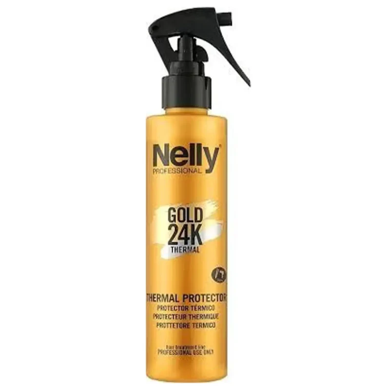 اسپری محافظ حرارتی مو نلی Gold 24K حجم ۲۰۰ میل