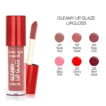رژ لب مایع گلدن رز مدل Gleamy Lip Glaze - Image 2