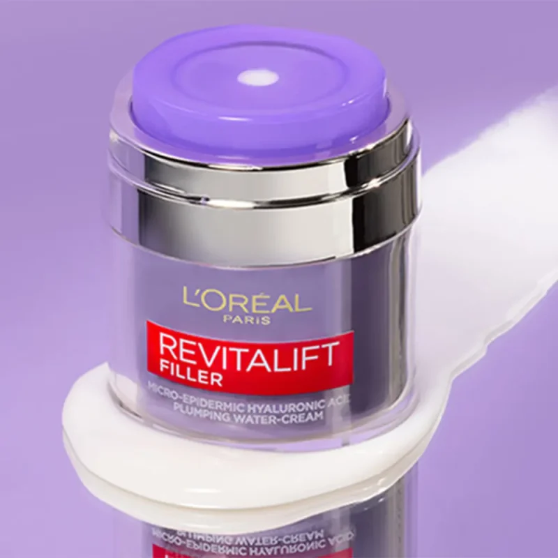 ژل کرم آبرسان لورآل Revitalift Filler حجم ۵۰ میل - Image 2