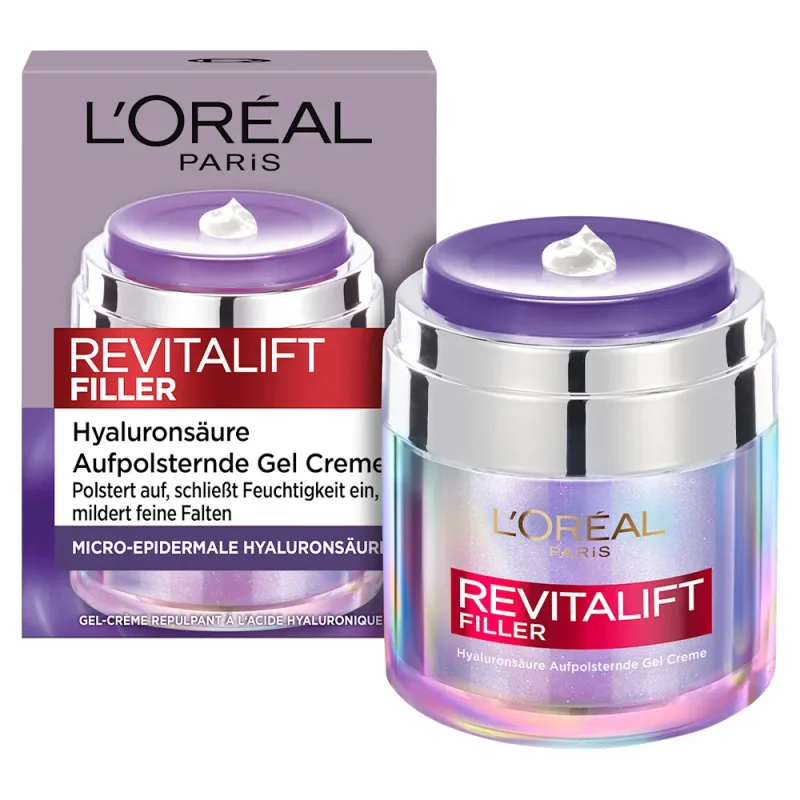 ژل کرم آبرسان لورآل Revitalift Filler حجم ۵۰ میل - Image 3