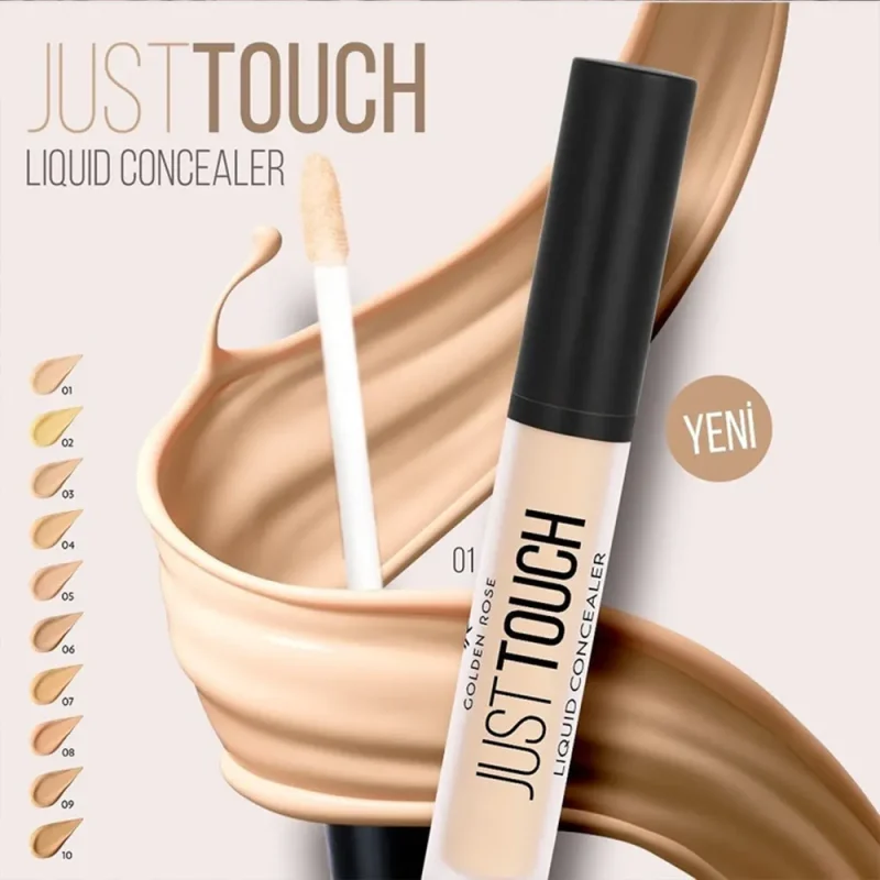 کانسیلر مایع گلدن رز مدل Just Touch حجم ۳.۵ میل - Image 2