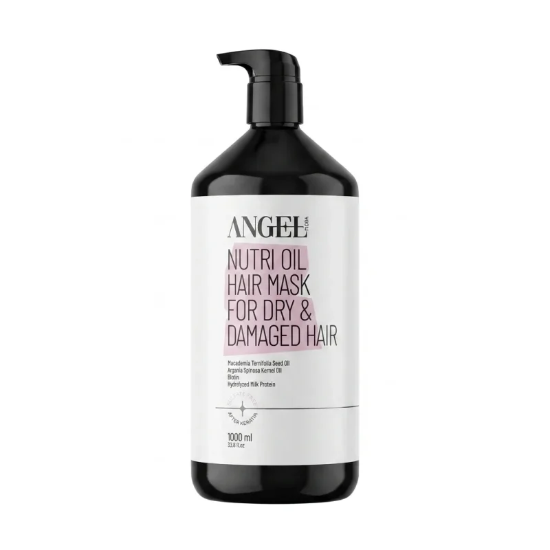 ماسک مو موهای آسیب دیده آنجل فلورا مدل Nutri Oil - Image 1