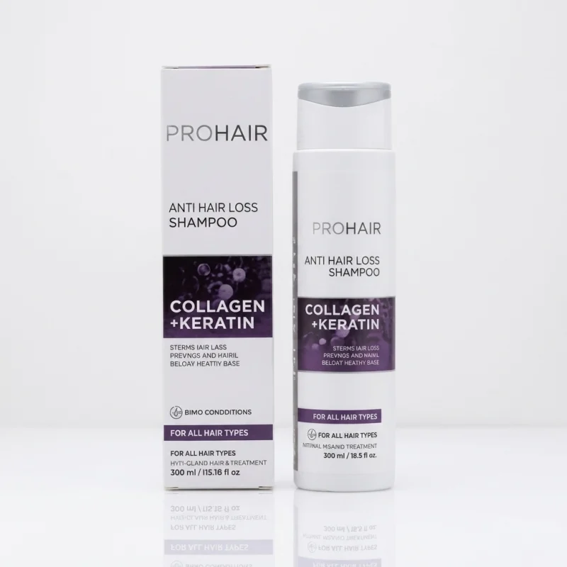 شامپو ضد ریزش مو پروهير مدل Collagen + Keratin حجم 300 میل - Image 1