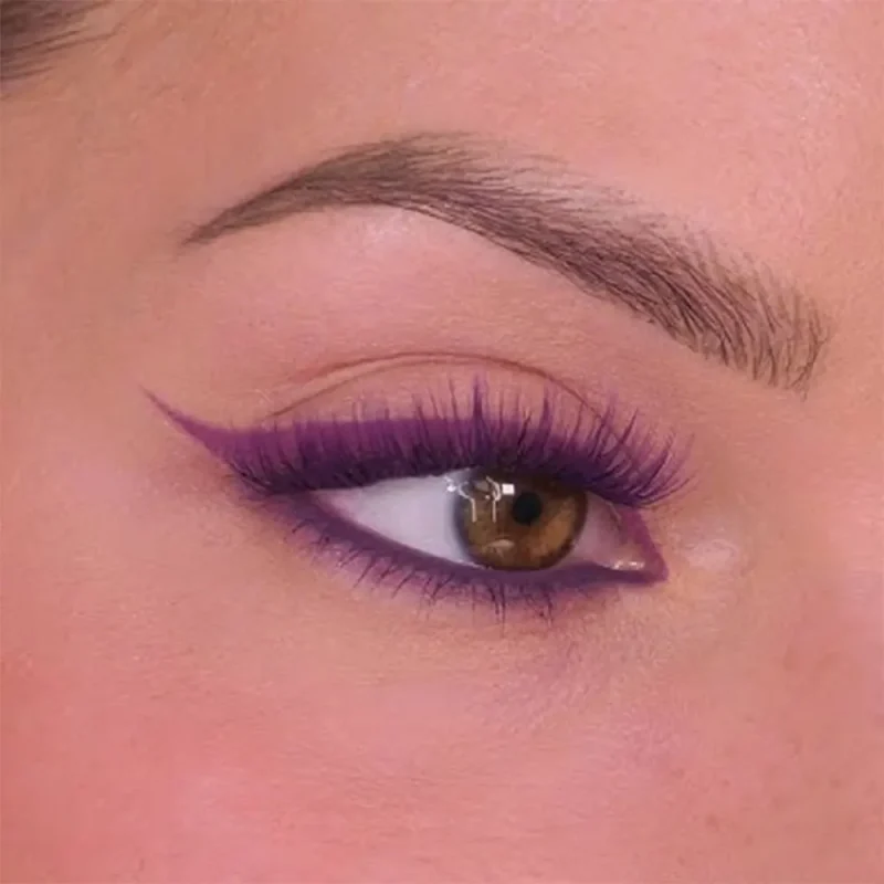 خط چشم رنگی گلدن رز Plum Purple 107 - Image 2