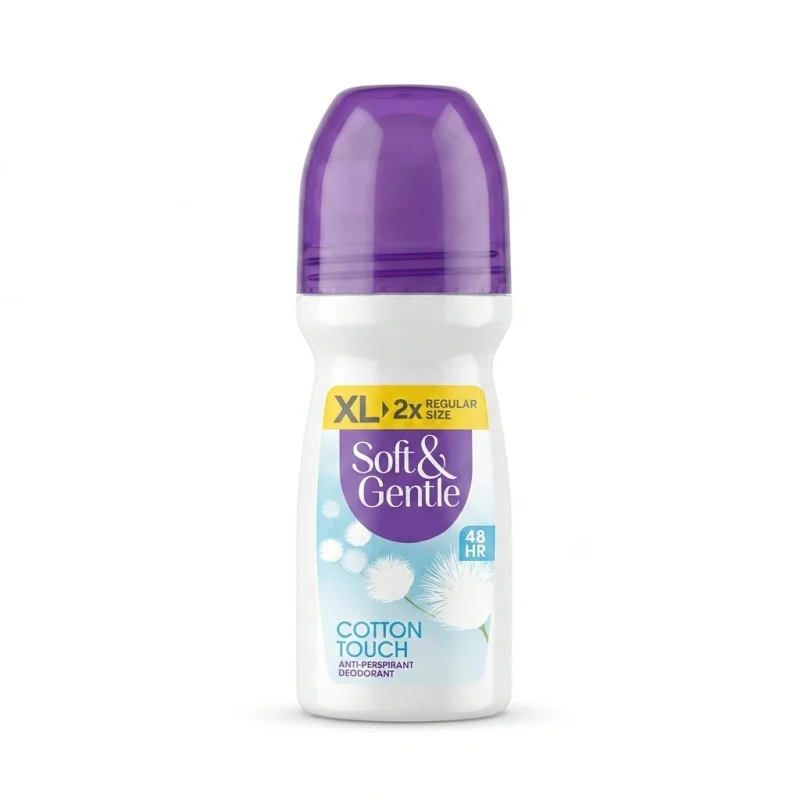 7cbe3ef2-c1ca-4ba9-812a-9ad59e5fda4a مام رول ضدتعریق زنانه Soft & Gentle مدل Cotton touch حجم 100میل - Image 1