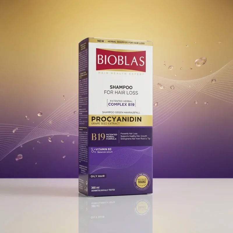 شامپو ضدریزش موی‌چرب بیوبلاس Procyanidin حجم 360میل - Image 2