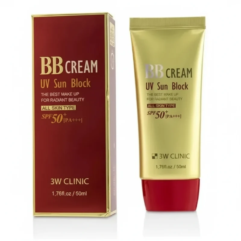 بی بی کرم 3W clinic مدل SPF50+ حجم 50میل - Image 1