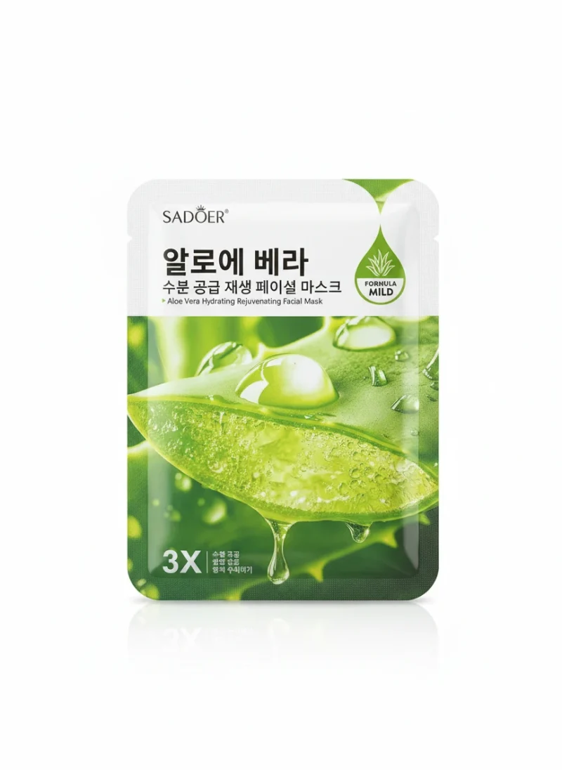 ماسک ورقه‌ای آلوئه‌ورا سادوئر Aloe Vera Hydrating Rejuvenating - Image 1