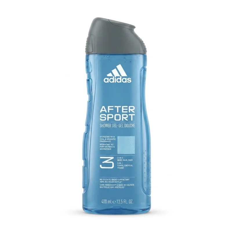 شامپو بدن مردانه آدیداس مدل After Sport حجم 400میل - Image 1