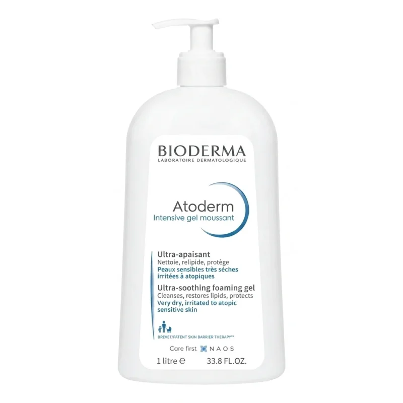ژل شستشوی صورت و بدن بایودرما مدل Atoderm Intensive حجم 1 لیتر - Image 1