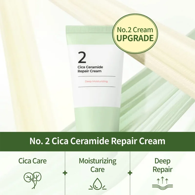 کرم ترمیم‌کننده شماره 2 نامبوزین Cica Ceramide - Image 5