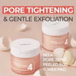 پد تونر شماره 4 نامبوزین مدل Pore Zero Peeled Egg - Image 3