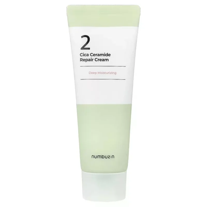 Numbuzin-No2-Cica-Ceramide-Repair-Cream-60ml-2 کرم ترمیمکننده شماره 2 نامبوزین Cica Ceramide - Image 1