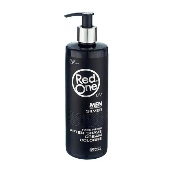 RED-ONE-SILVER-AFTER-SHAVE copy افتر شیو کرمی ردوان SILVER حجم 400 میل - Image 1