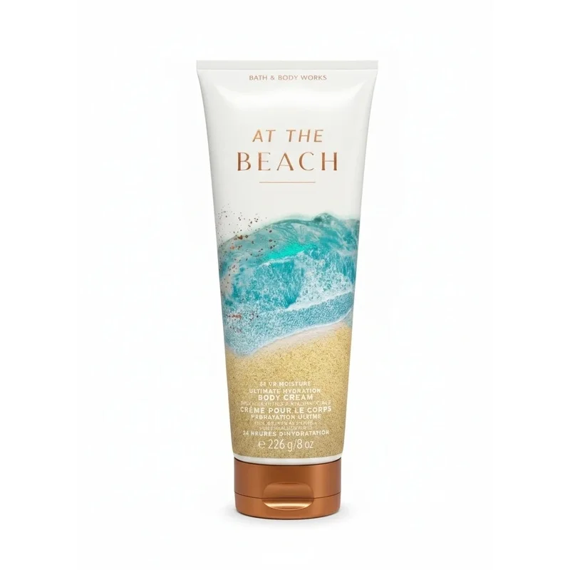 at_the_beach_body_cream_800x800_padded کرم بدن بث اند بادی مدل At The Beach وزن 226گرم - Image 1