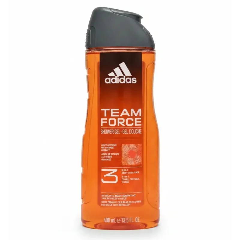 b4f93990-4d04-4a55-b4b7-5c47c587a7f0 شامپو بدن آدیداس مدل Team Force حجم 400میل - Image 1