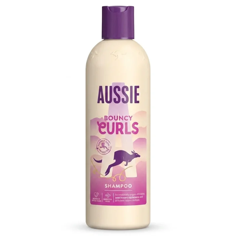 شامپو موهای فر Aussie مدل Bouncy Curls حجم 300میل - Image 1
