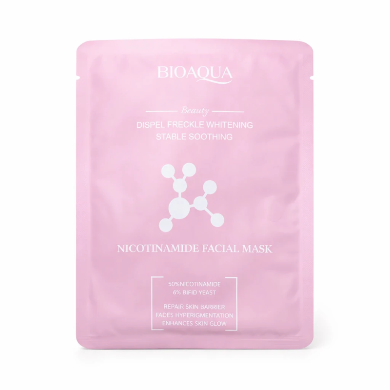 ماسک ورقه‌ای بیوآکوا Nicotinamide Dispel Freckle Whitening - Image 1