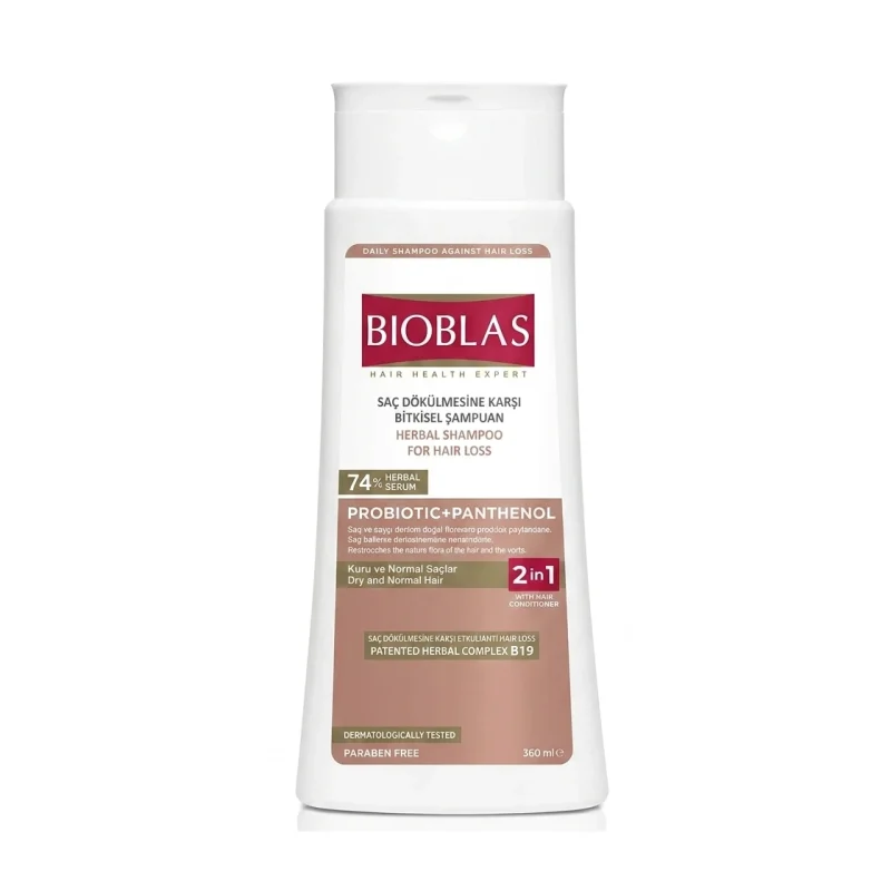 شامپو بیوبلاس مدل Probiotic + Panthenol حجم ۳۶۰ میل - تصویر 1