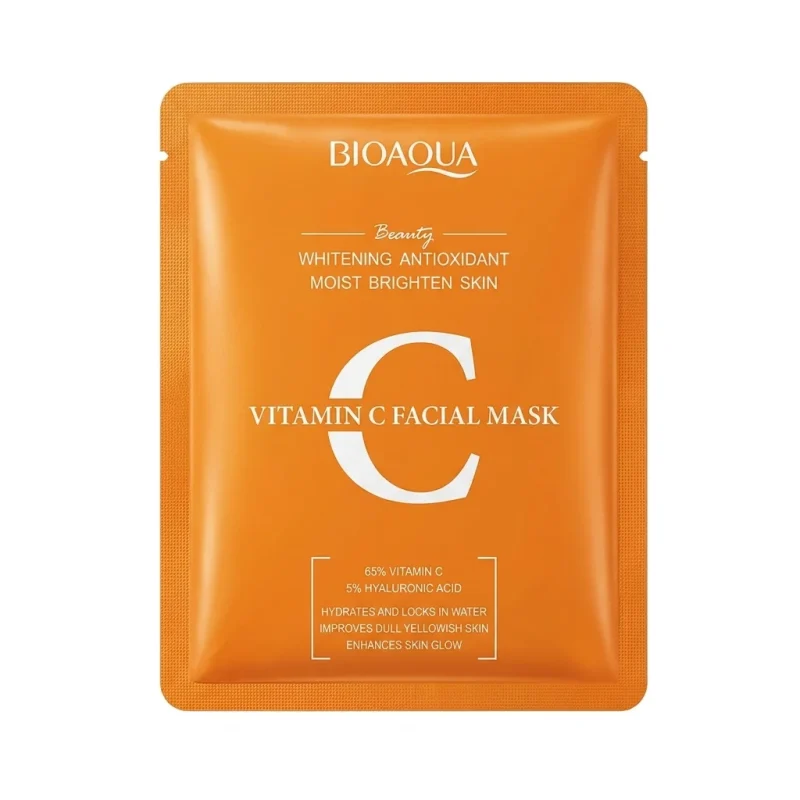 e68249df-0c3b-479d-847c-42281713c355 ماسک صورت ورقه ای بیوآکوا مدل Vitamin C - Image 1