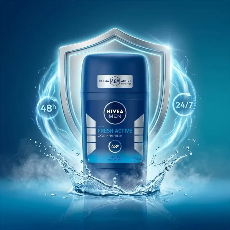 استیک ضدتعریق مردانه نیوآ Fresh Active حجم 50میل - Image 2