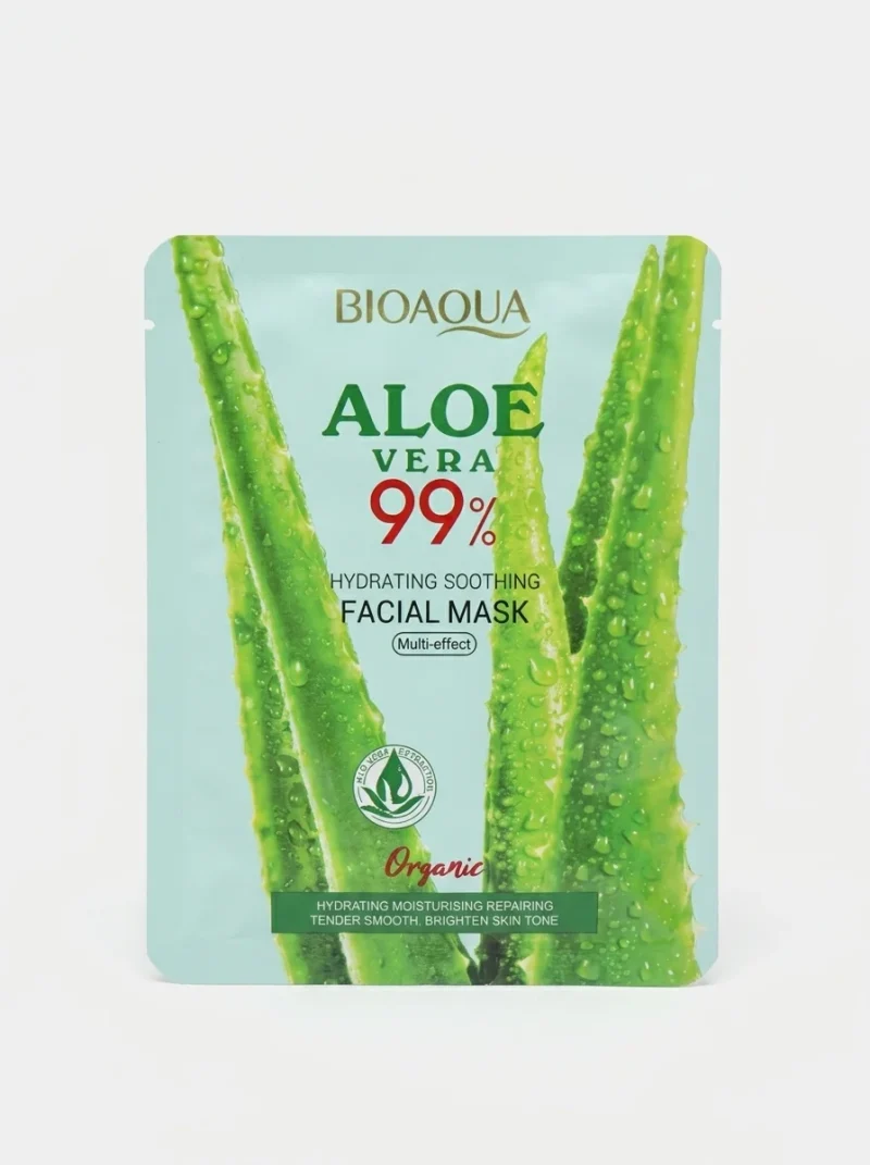 ماسک صورت ورقه ای بیوآکوا مدل Aloe vera - Image 1