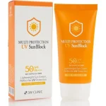 ضدآفتاب روشن کننده 3W clinic مدل SunBlock