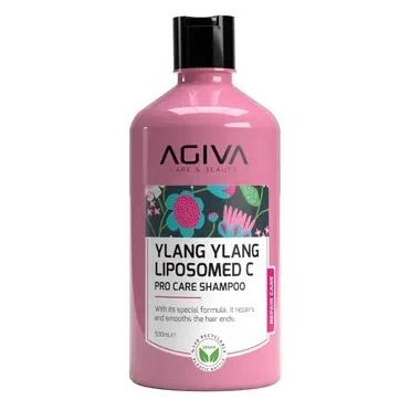شامپو ترمیم‌کننده مو آگیوا مدل Ylang Ylang Liposomed C حجم 500 میل