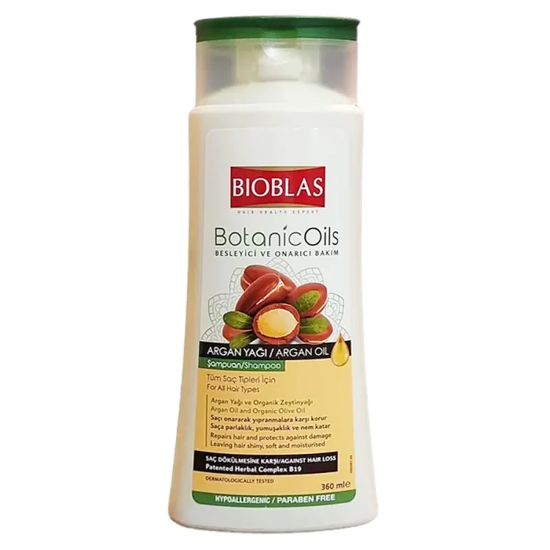 آرگان شامپو بیوبلاس مدل Argan حجم ۳۶۰ میل